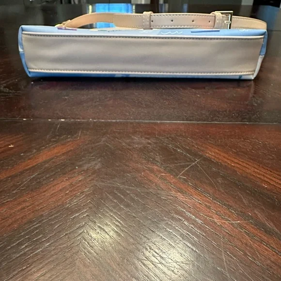 Spartina 449 Blue and Cream Crossbody Bag with Nautical Design - Picture 5 of 8